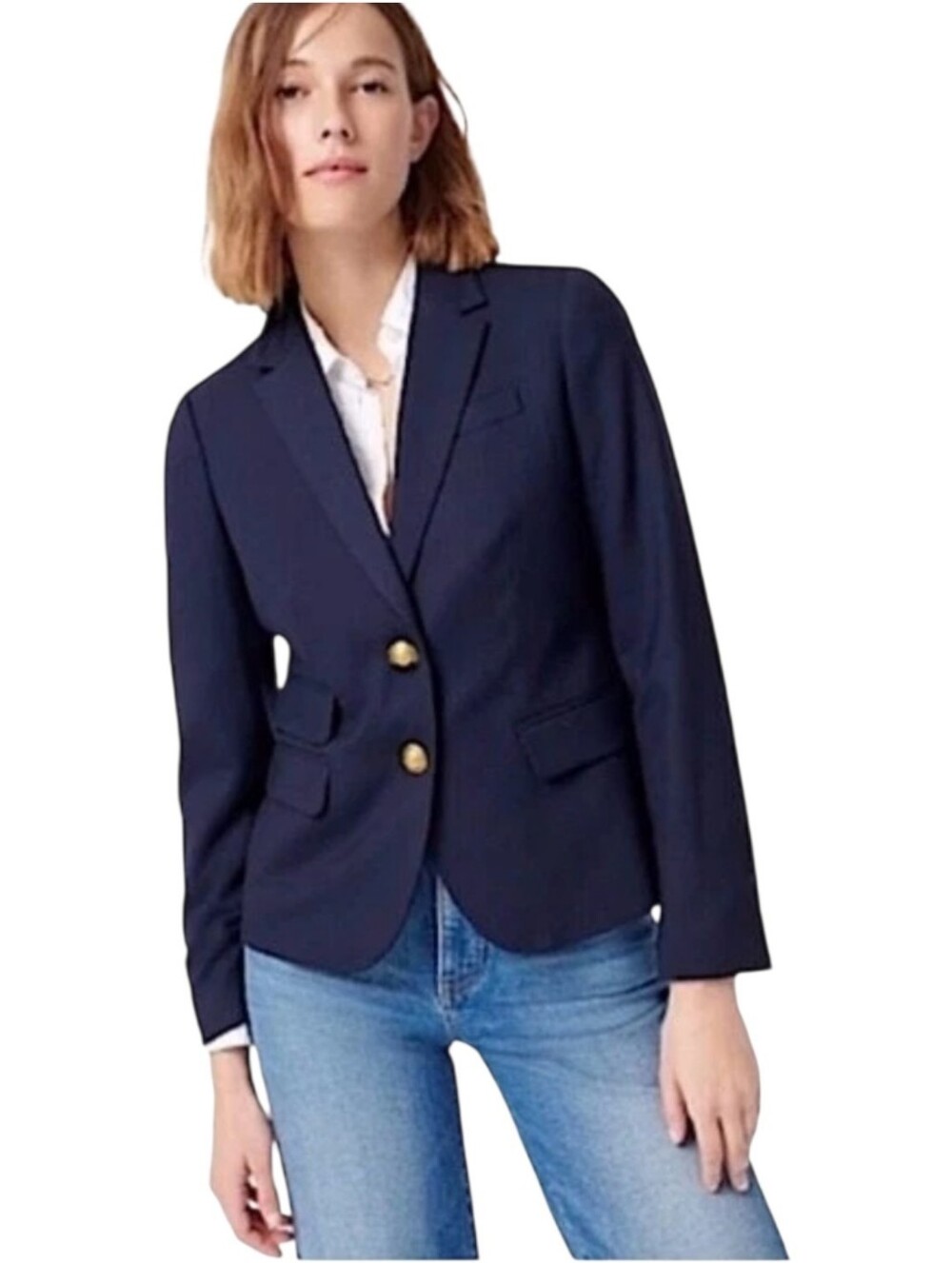 J. Crew Dalton Blazer Italian Stretch Wool S